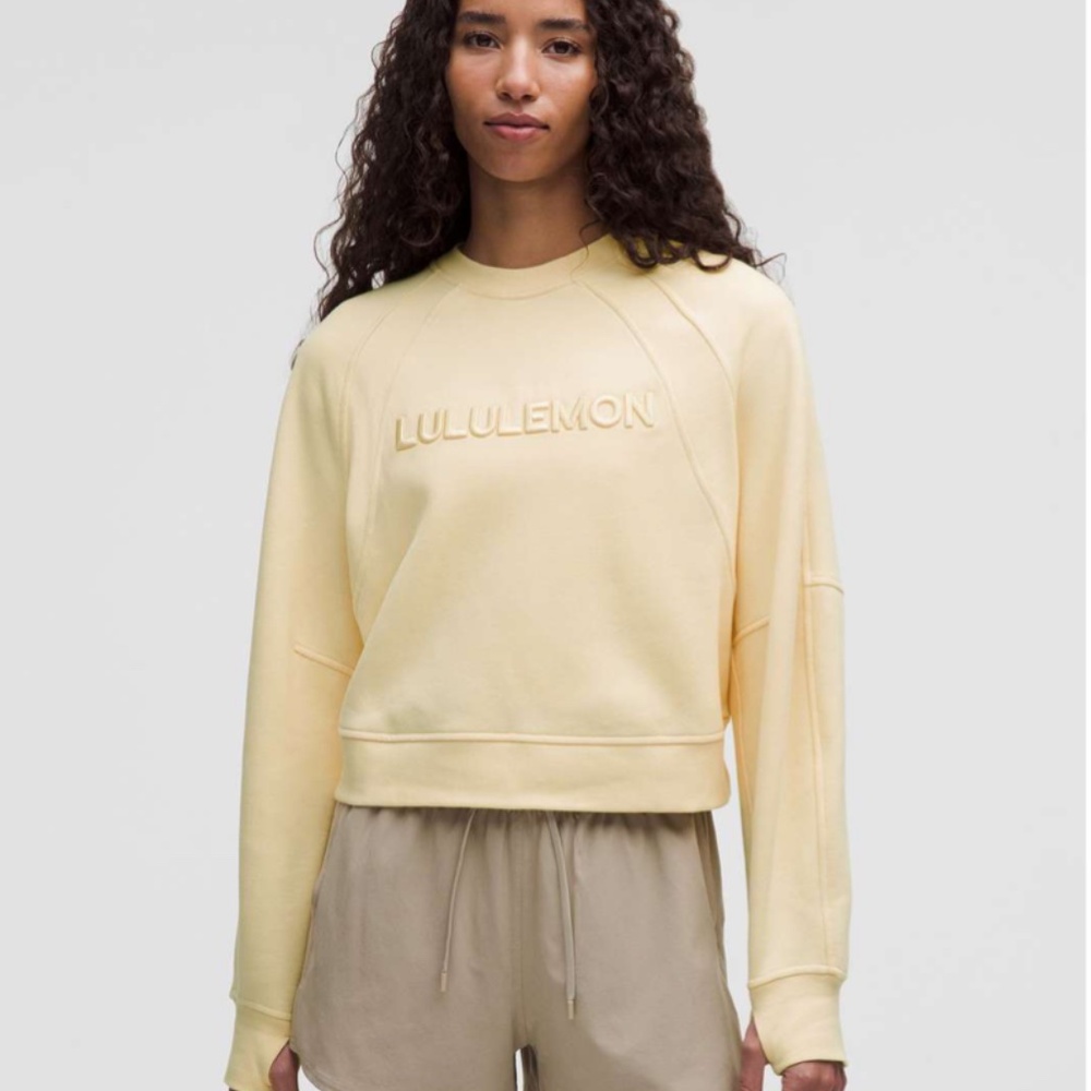 RARE SOLD OUT Lululemon Scuba Oversized Pullover (XS/S) in Butter Cream - Picture 2 of 10